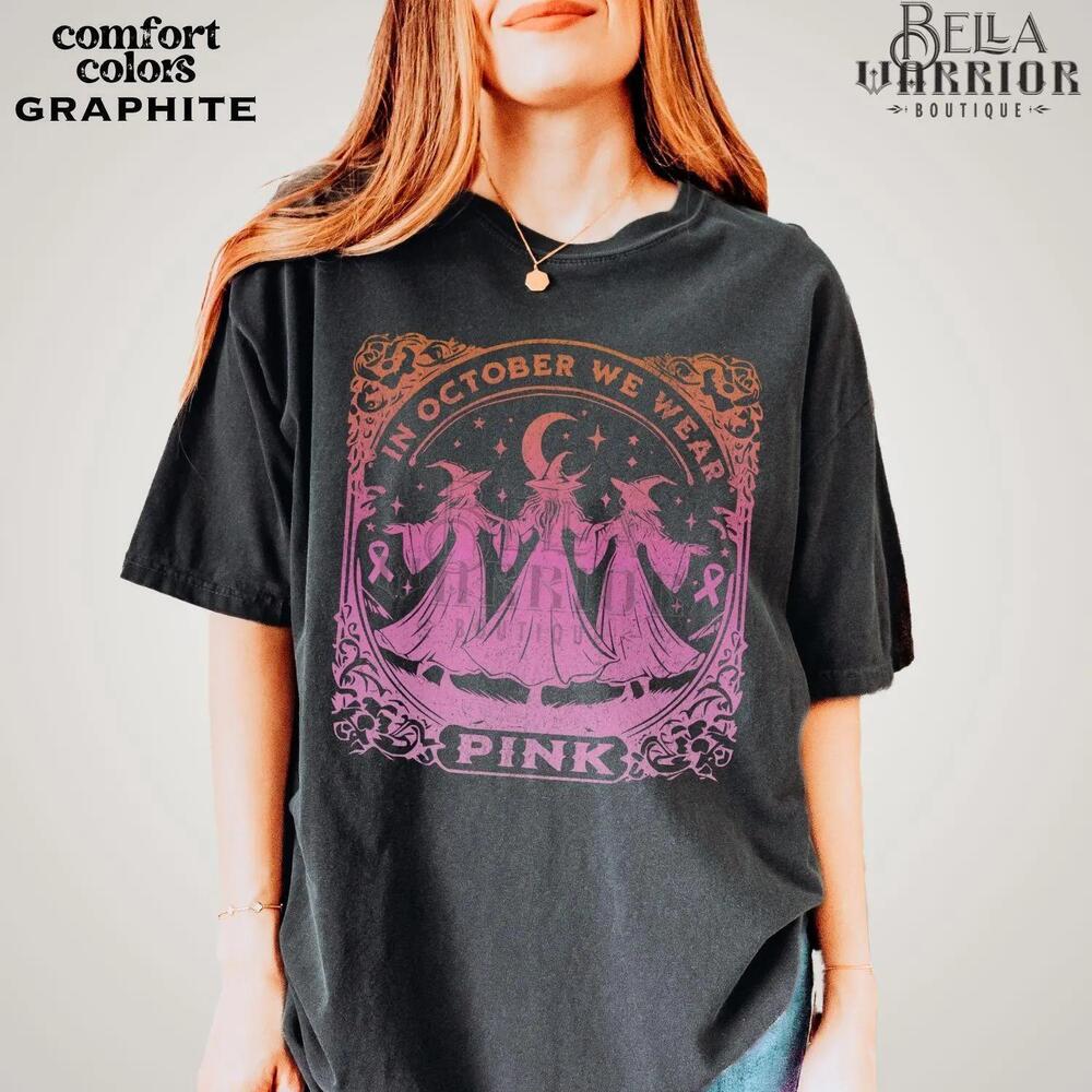 Witchy  Awareness Shirt In October We Wear Witch Tshirt
